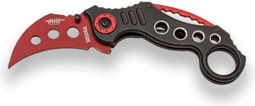 Joker tréninkový nůž Karambit No Edge black/red