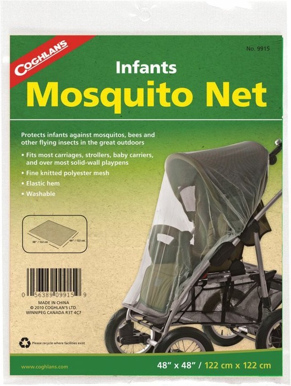 Coghlan´s moskytiéra přes dětský kočárek Infants Mosquito Net