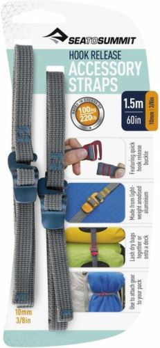 Sea To Summit popruhy Hook Release Accessory Straps 20mm/1.5m blue