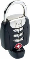 Go Travel zámek TSA Twist ´N´ Set Lock black