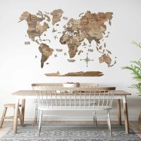 Enjoy the Wood 3D nástěnná dřevěná mapa World Map Terra Prime L