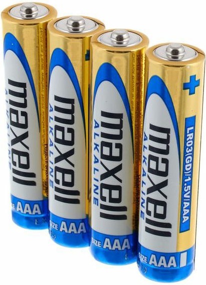 Maxell mikrotužková AAA alkalická baterie 4ks