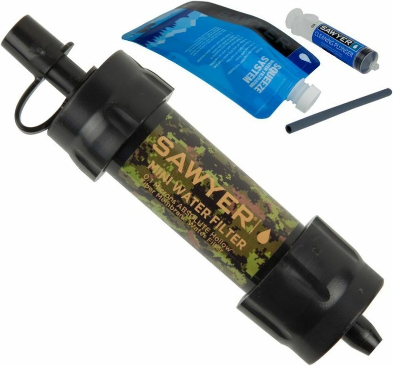 Sawyer cestovní vodní filtr Mini Filter camo