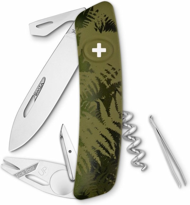 Swiza kapesní nůž TT03 Tick-Tool Camo Silva olive