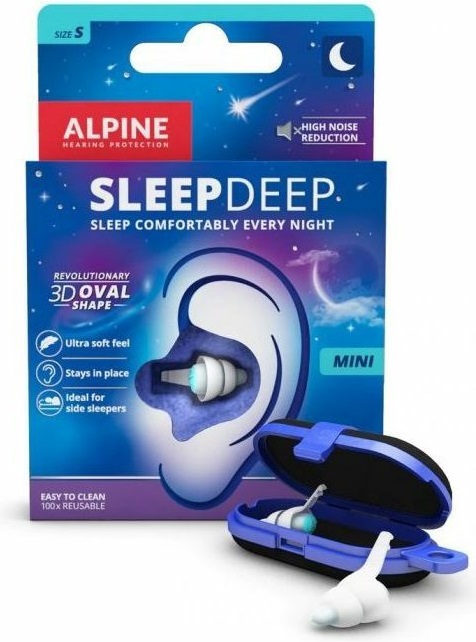 Earplugs ušní ucpávky Alpine SleepDeep S