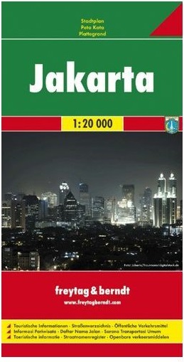 Freytag & Berndt plán města Jakarta 1:20000