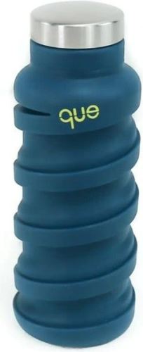 QUE skládací silikonová lahev 355ml midnight blue