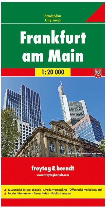 Freytag & Berndt plán města Frankfurt am Main 1:20000