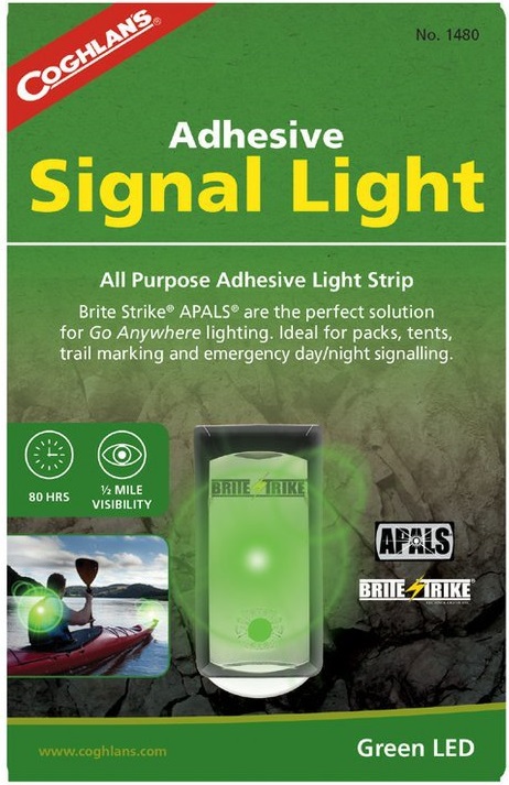 Coghlan´s signální světlo Adhesive Signal Light green