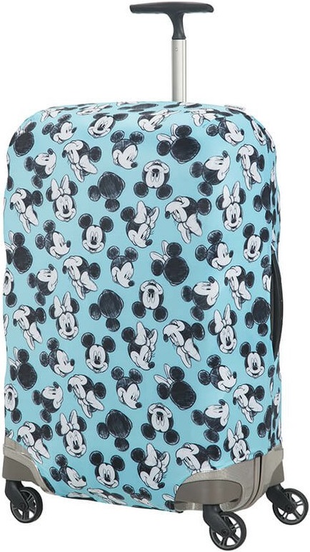 Samsonite obal na kufr Lycra Cover M Mickey/Minnie blue
