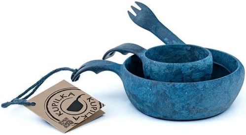 Kupilka Junior miska 330ml, Kuksa 120ml a spork 165 blueberry