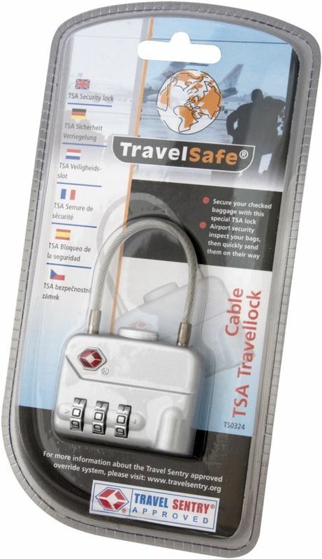 TravelSafe kombinační zámek TSA Cable Travellock
