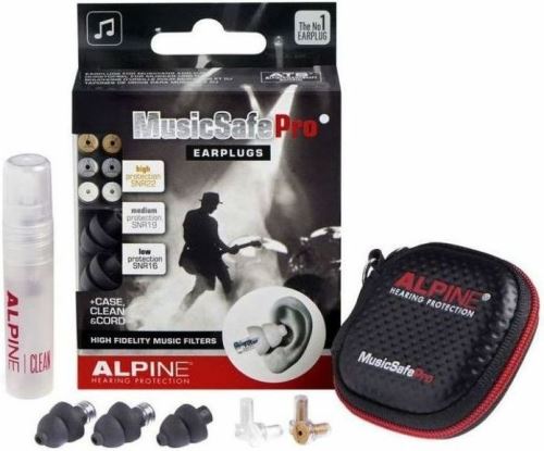 Earplugs ušní ucpávky Alpine MusicSafe Pro black
