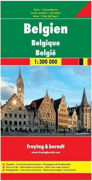 Freytag & Berndt automapa Belgie 1:300000