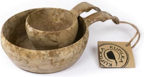 Kupilka dárková sada Kuksa hrnek 210ml a miska 550ml original