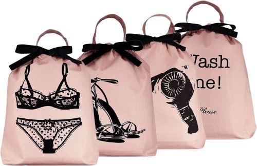 Bag-All Paris Women´s Travel Set 4-pack Pink/Blush kosmetická sada