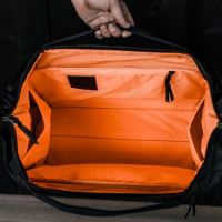 Evergoods x Carryology Transit Duffel 35l Griffin Edition waxed cotton black (3)