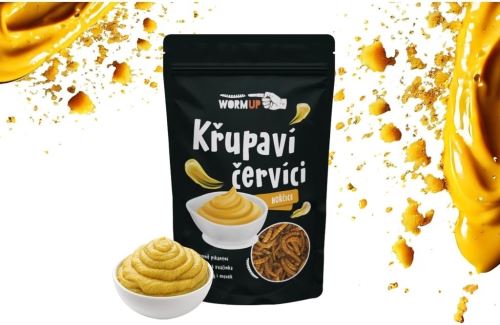 WormUP křupaví červíci hořčice 20g