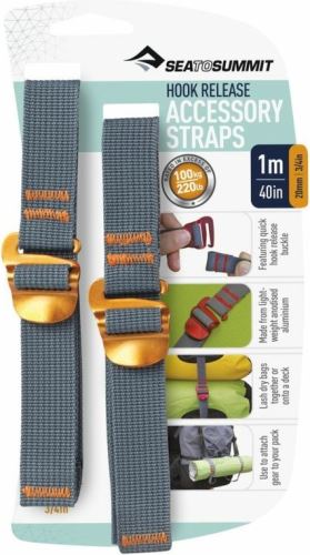 Sea To Summit popruhy Hook Release Accessory Straps 20mm/1m gold