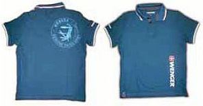 Wenger triko Polo-Shirt petrol